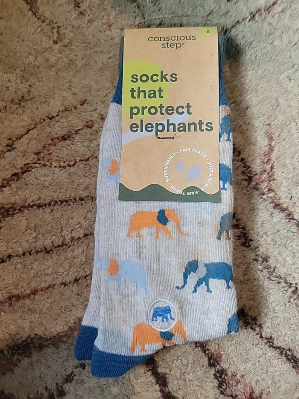 Conscious Step Size Small Socks That Protect Elephants New Defect